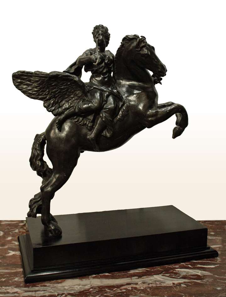 Fama and Mercury
riding Pegasus